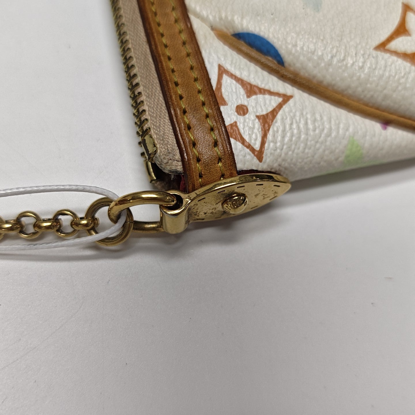 LV × TM VINTAGE MILLA Monogram Coated Canvas White