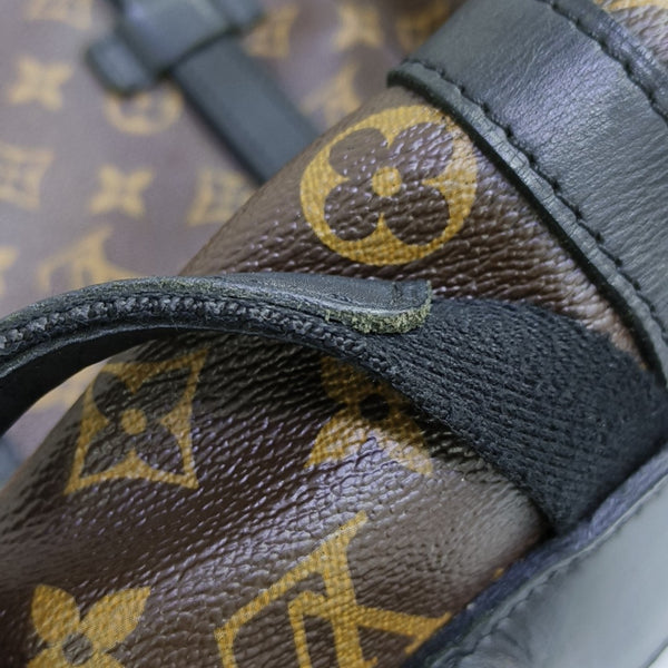 CHRISTOPHER MM Monogram Coated Canvas Brown