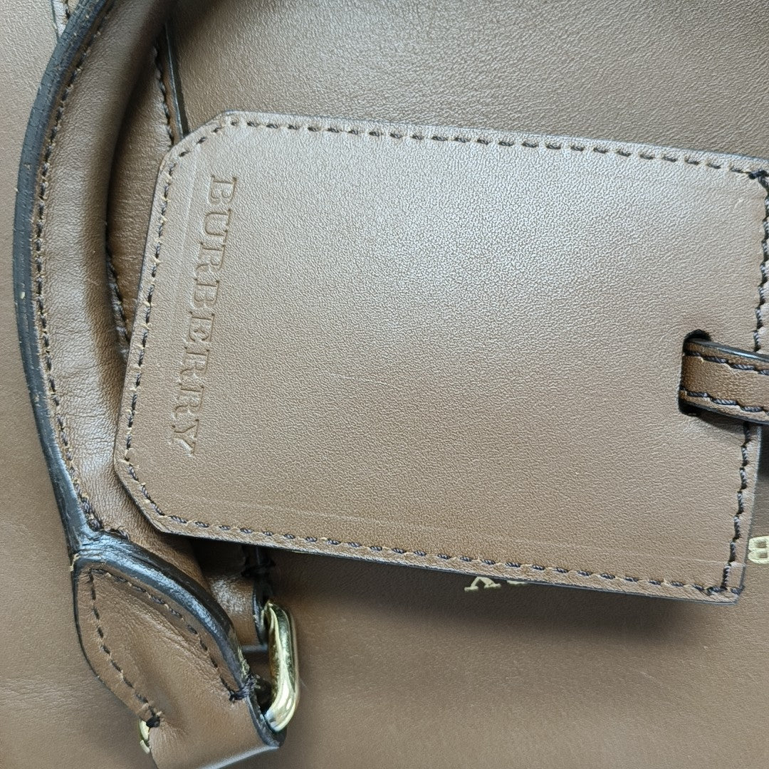 Calfskin Tote Bag Brown