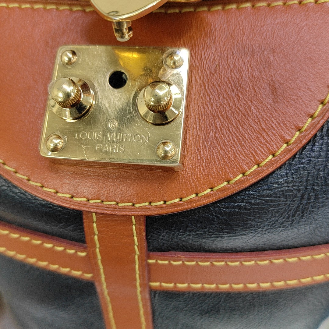 DUFFLE Monogram Calfskin Blue