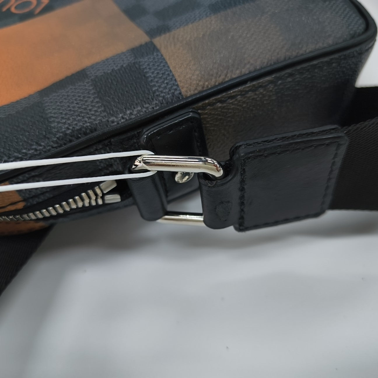 ALPHA Damier Graphite Coated Canvas Gray