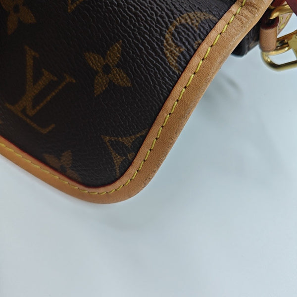 DIANE Nano Monogram Coated Canvas Brown