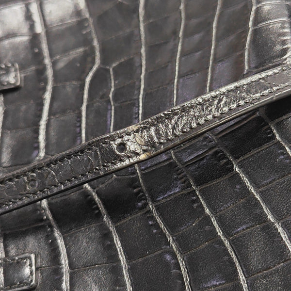 Calfskin Shoulder Bag Black