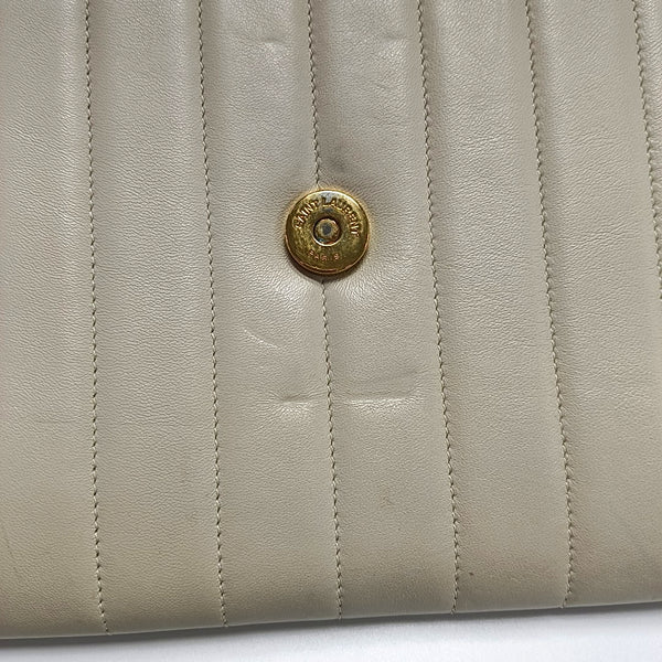 VICKY Quilted Lambskin Beige