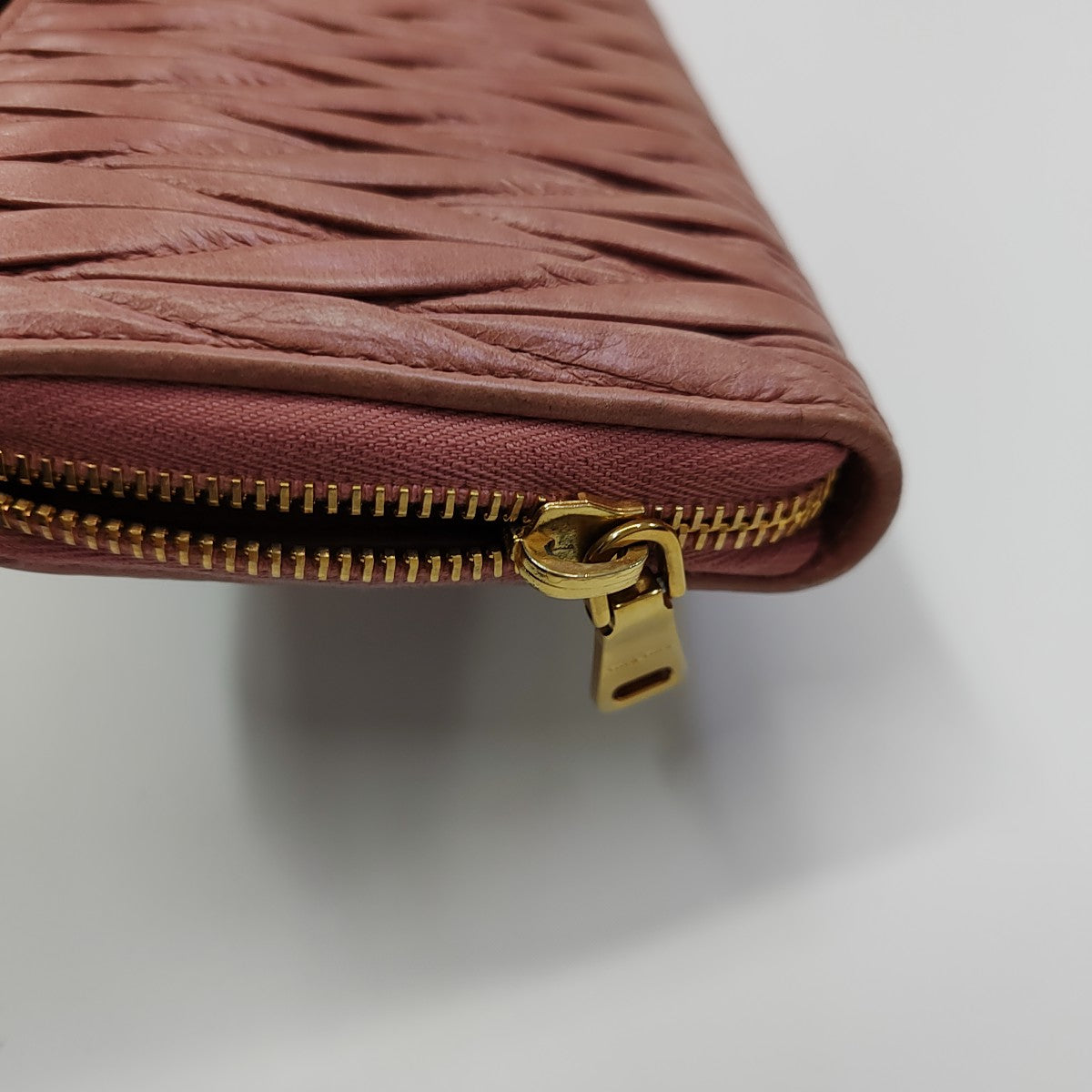 Quilted Lambskin Wallet Pink