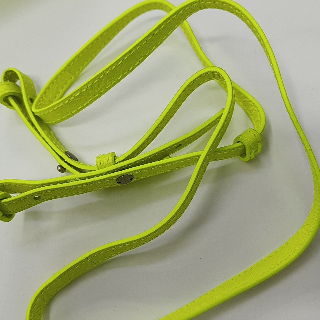 Le Cagole Mini Calfskin Green