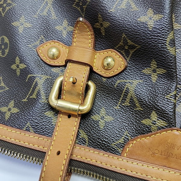 PALERMO GM Monogram Coated Canvas Brown