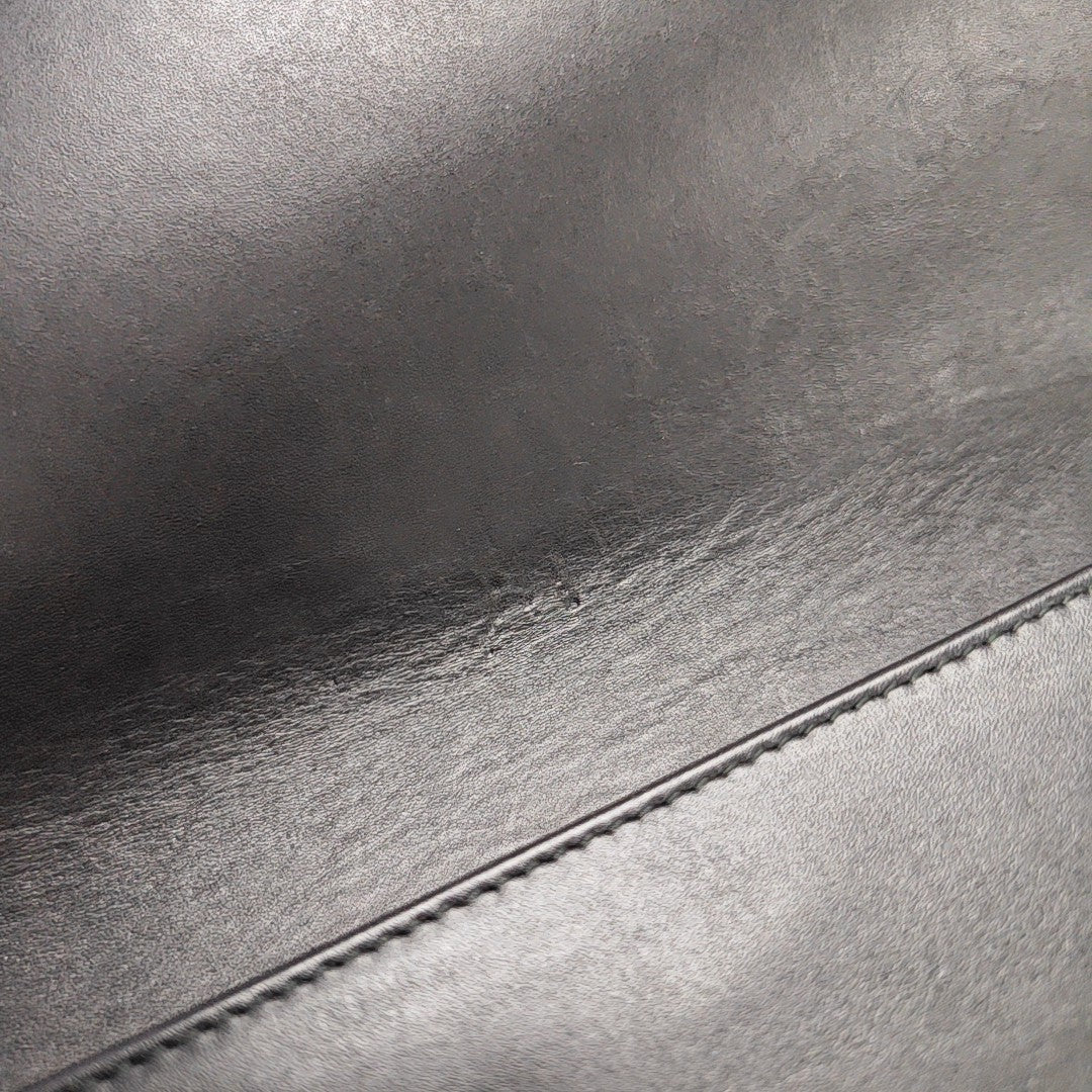 Leather Clutch Black