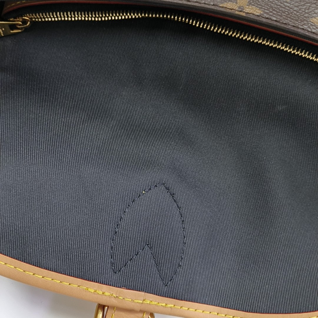 DIANE Monogram Coated Canvas Brown