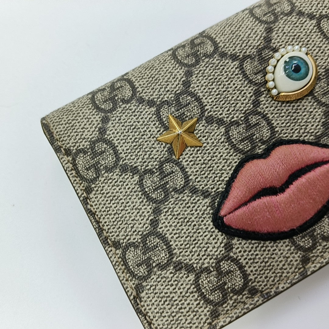 Monogram Coated Canvas Wallet Black