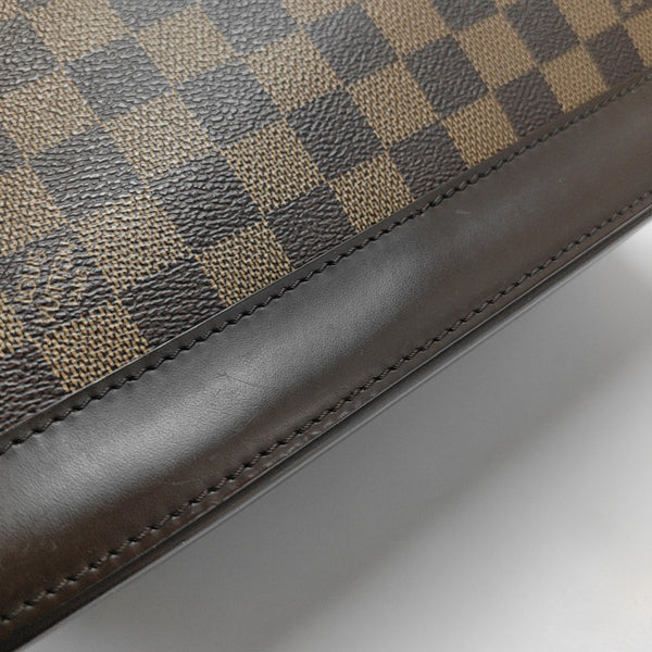 ALMA PM Damier Ebene Coated Canvas Brown