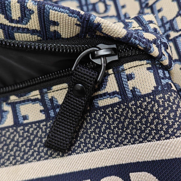 Diortravel Oblique Canvas Blue