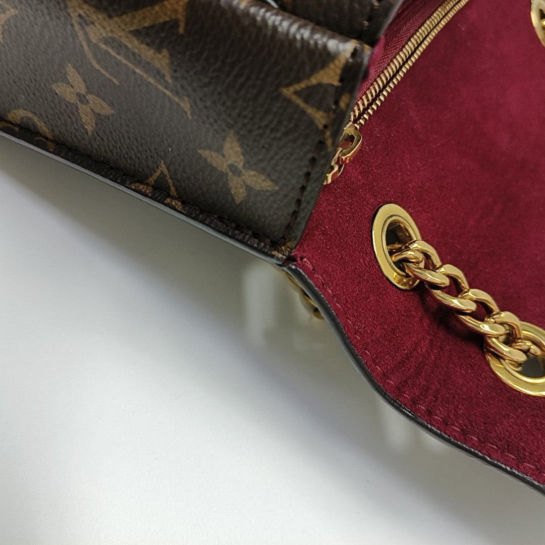 PASSY Monogram Coated Canvas Brown