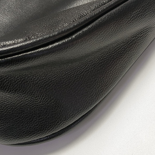Lambskin Top Handle Bag Black