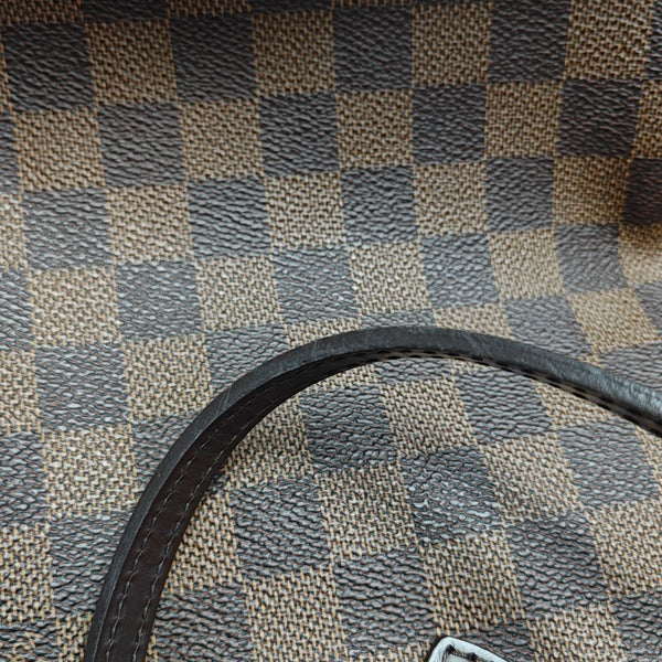 NEVERFULL MM Damier Ebene Coated Canvas Brown