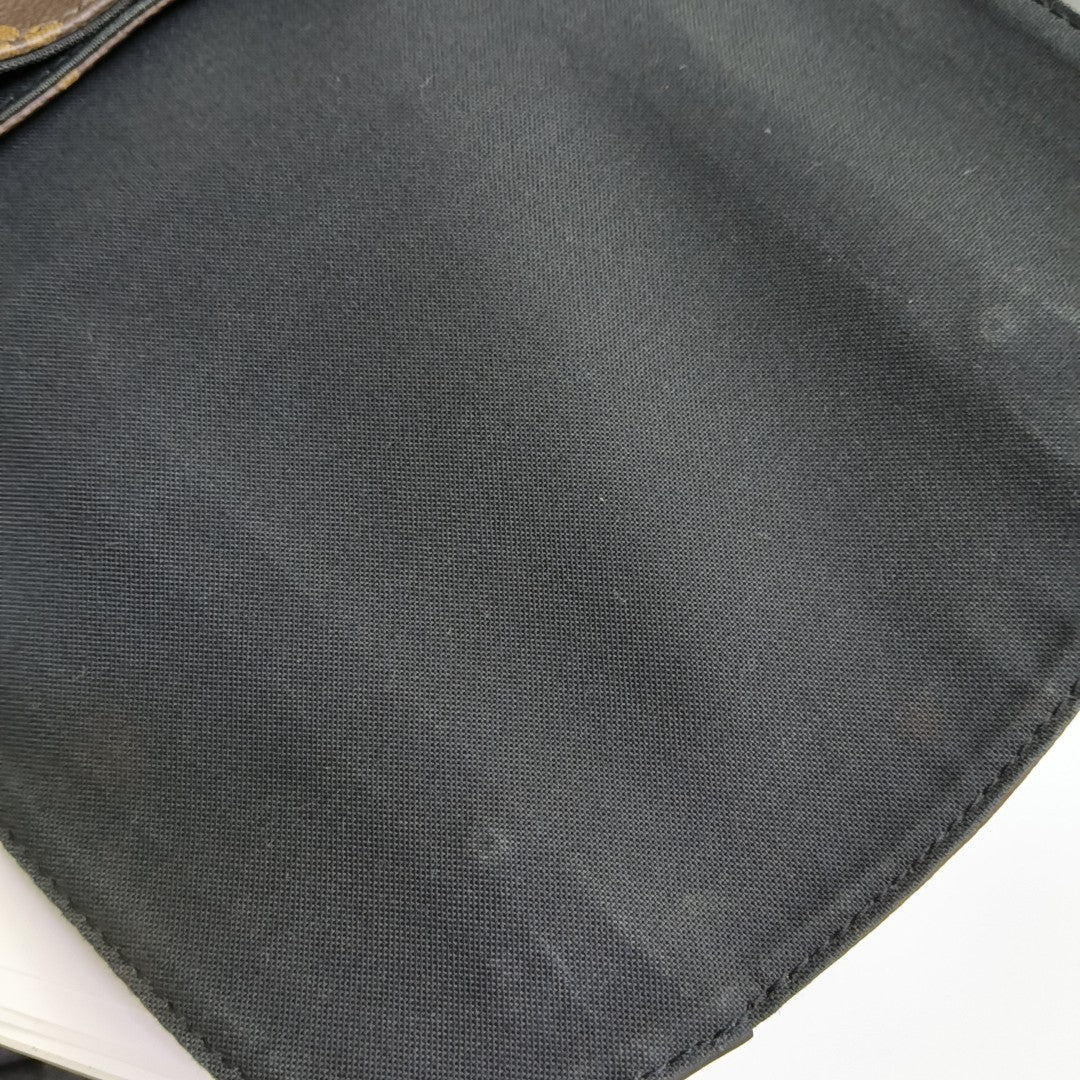 CHRISTOPHER MM Monogram Coated Canvas Brown