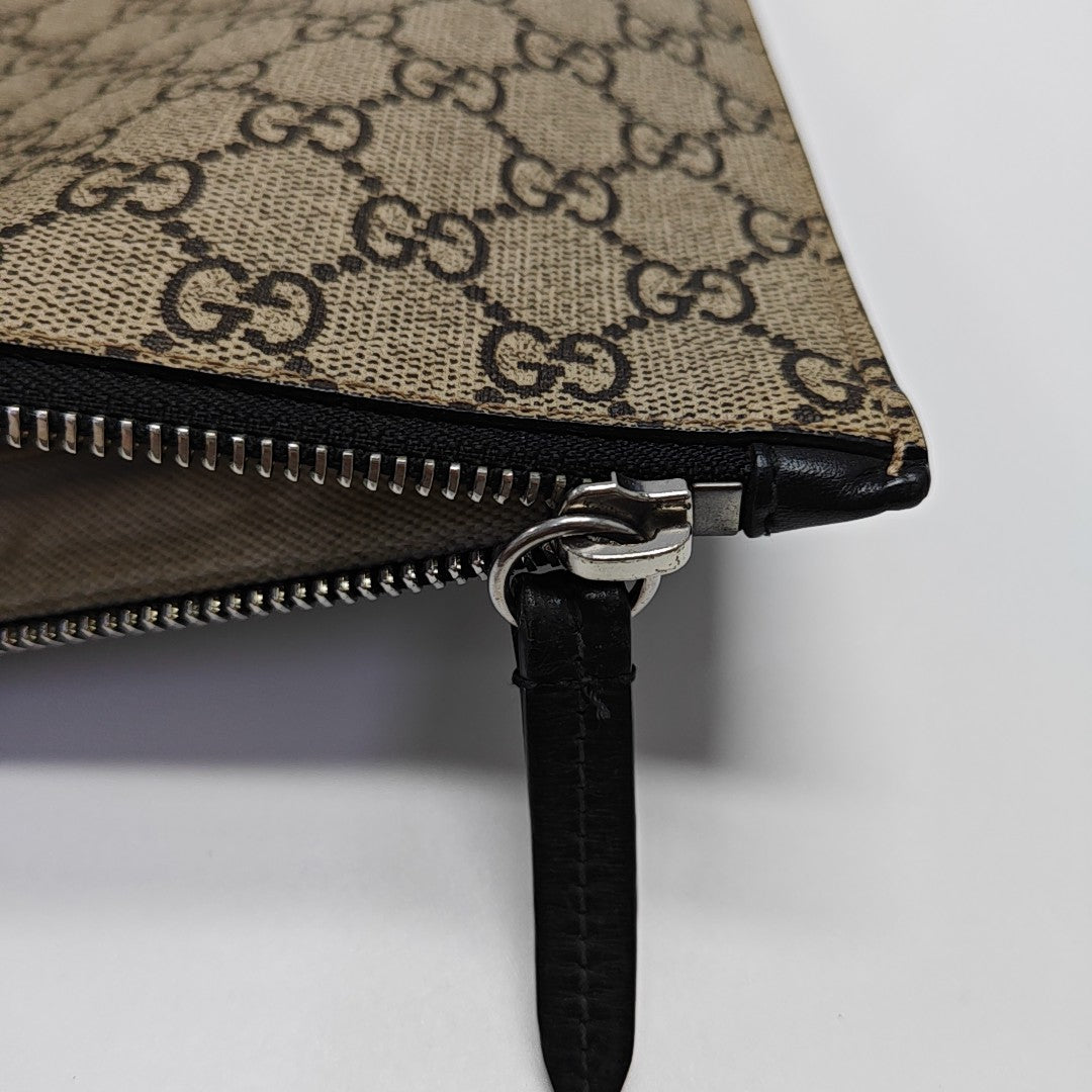GG Supreme Monogram Coated Canvas Brown