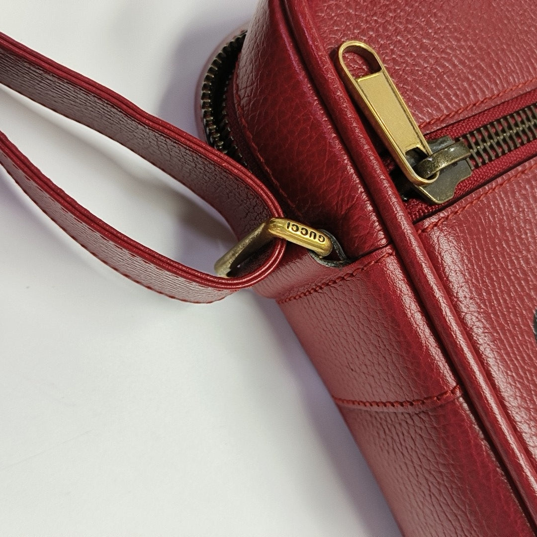 Print Calfskin Red