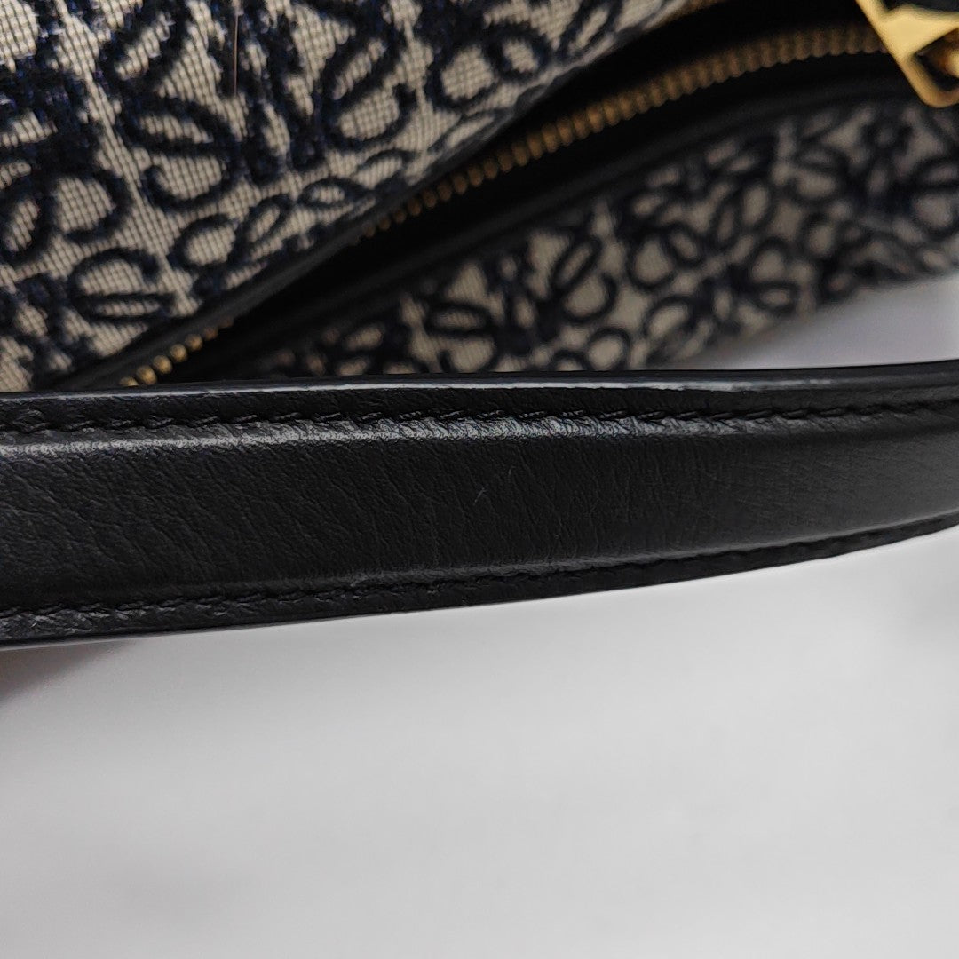 Monogram Canvas Top Handle Bag Blue