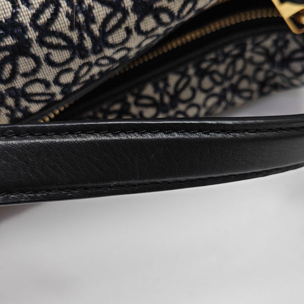 Monogram Canvas Top Handle Bag Blue