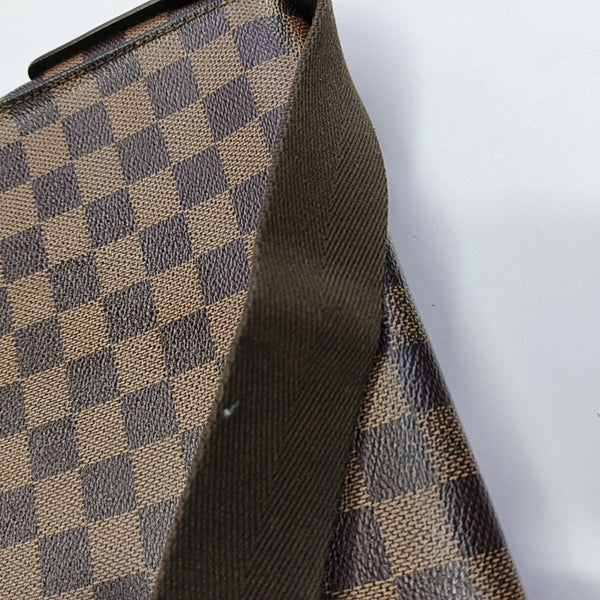 BROOKLYN Damier Ebene Coated Canvas Brown