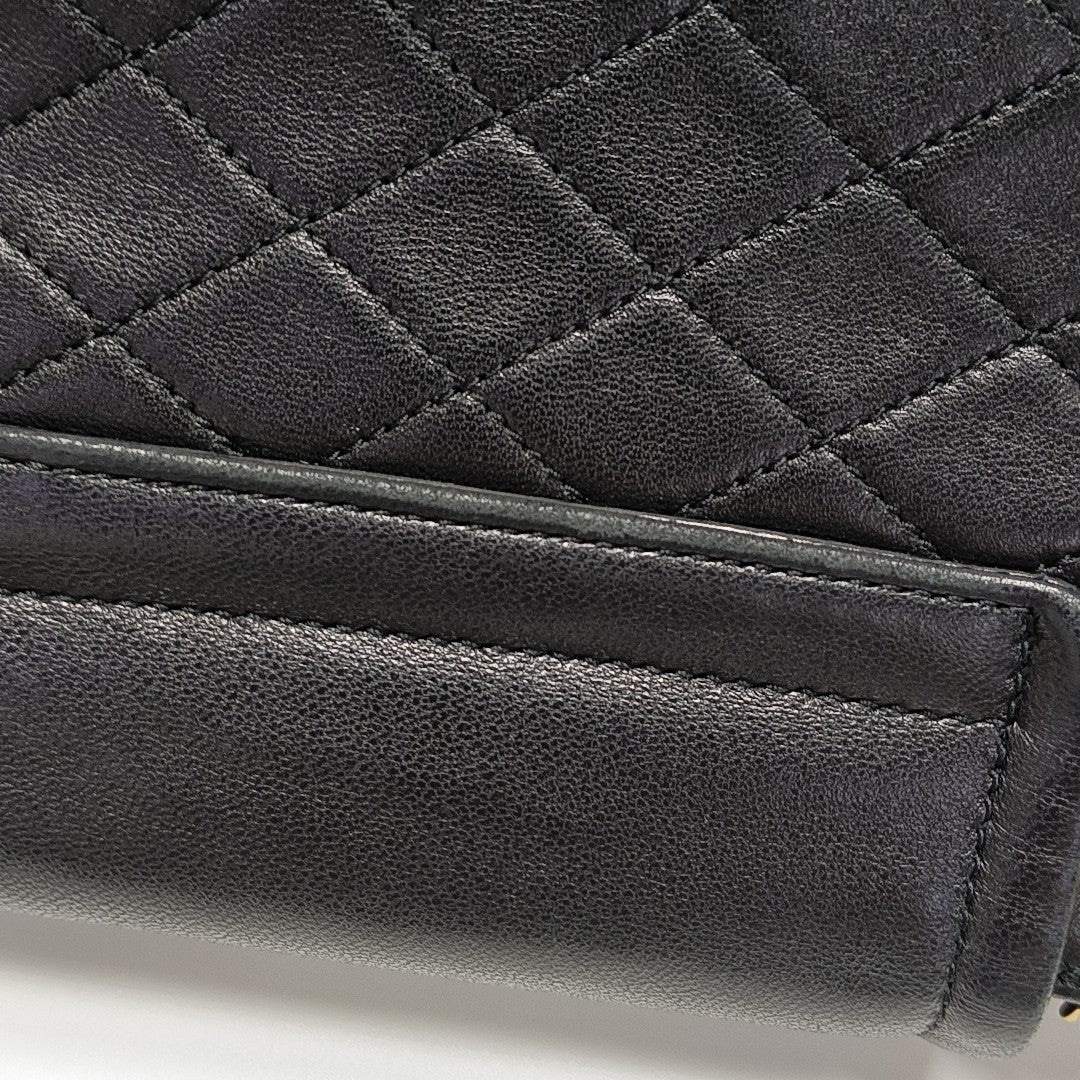 NOLITA Mini Quilted Lambskin Black