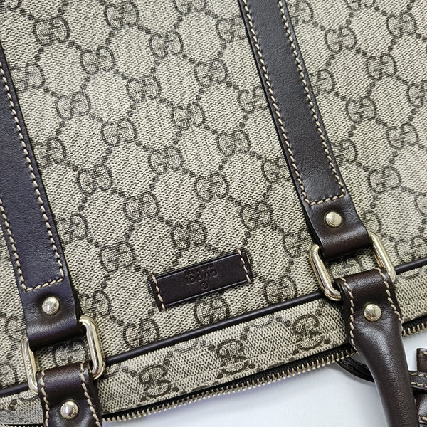 Duffle Monogram Coated Canvas Beige