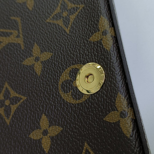 FÉLICIE Monogram Coated Canvas Brown