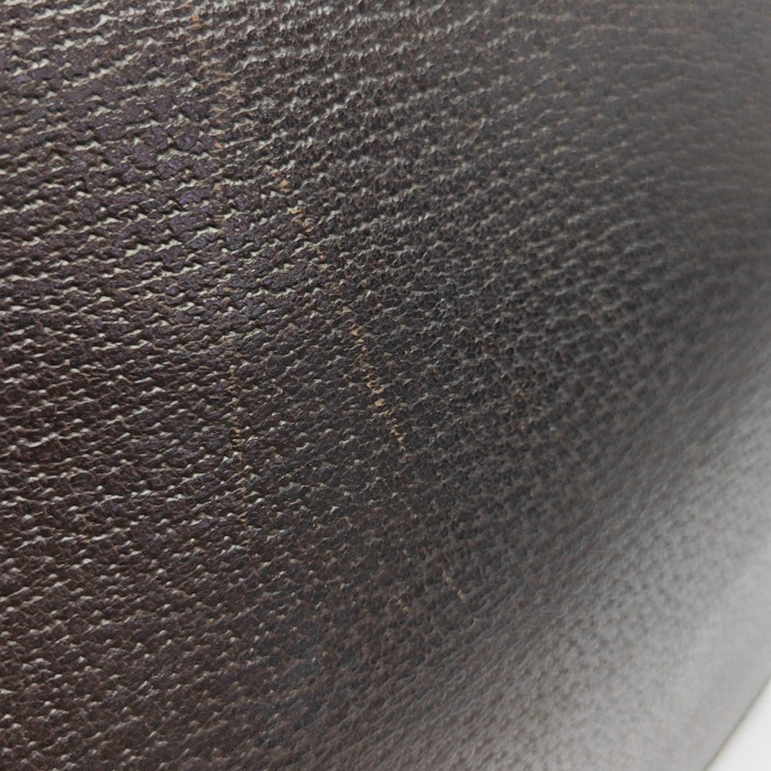 Monogram Canvas Top Handle Bag Brown