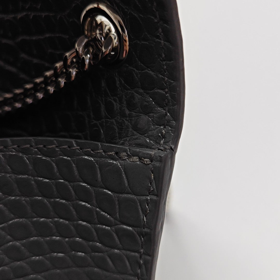 KATE Medium Calfskin Gray