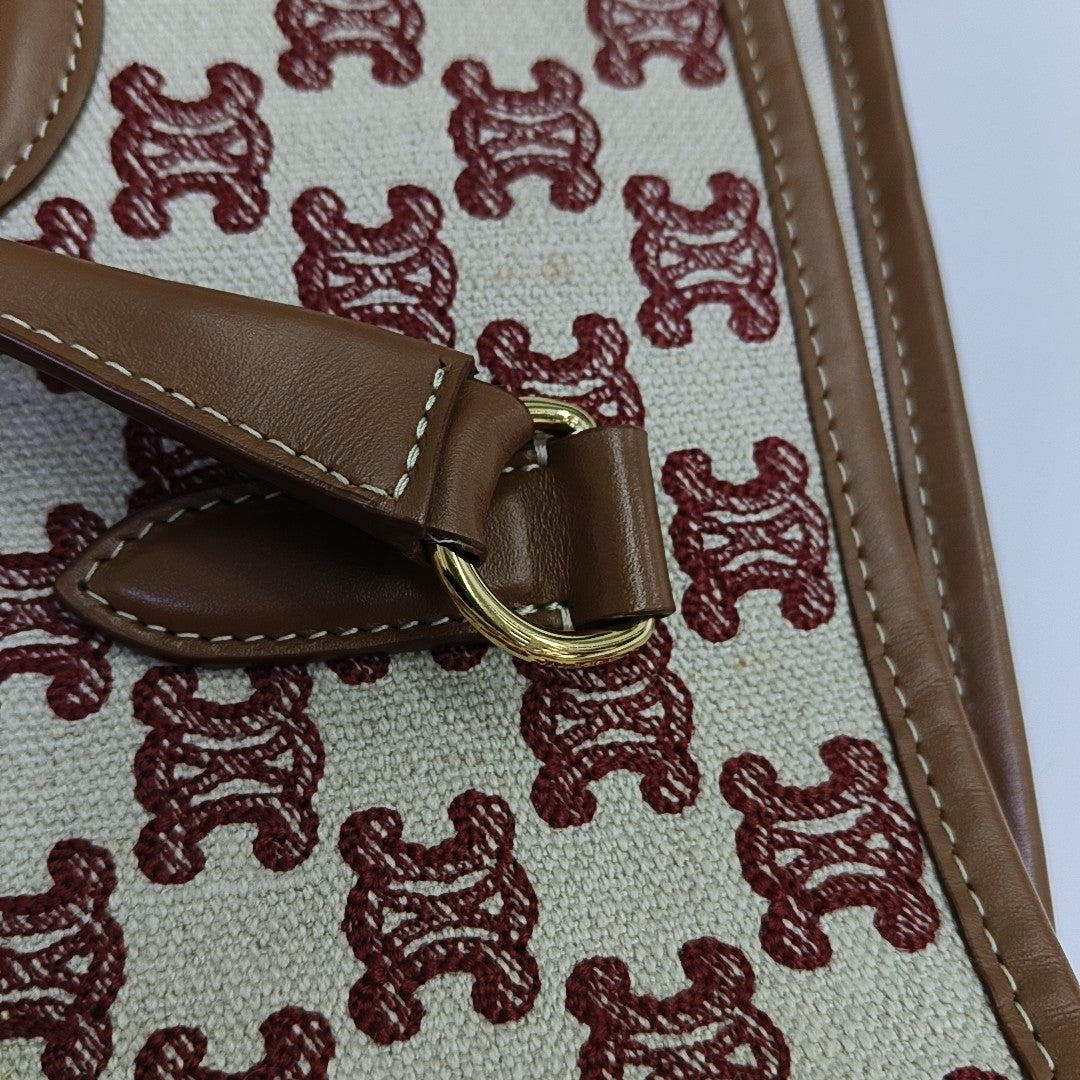 Fabric Tote Bag Red