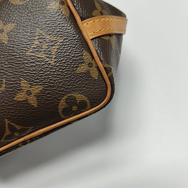 NÉONOÉ Nano Monogram Coated Canvas Brown
