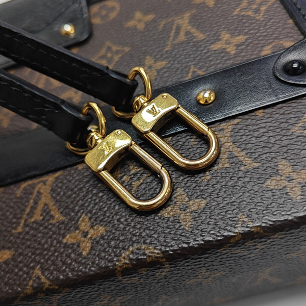 PETITE MALLE Monogram Coated Canvas Brown