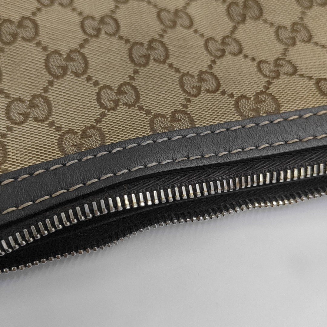 Monogram Canvas Shoulder Bag Beige
