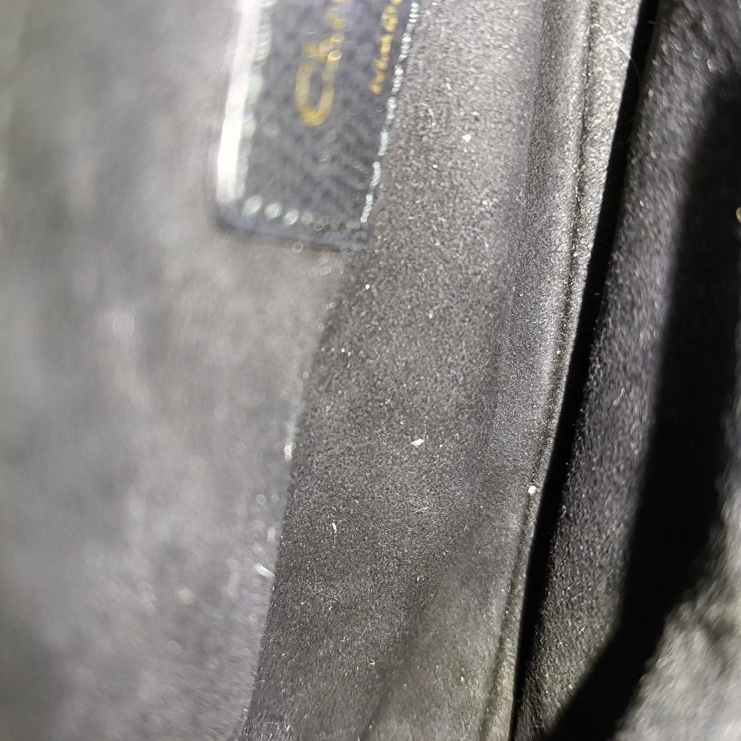 Saddle Mini Calfskin Black