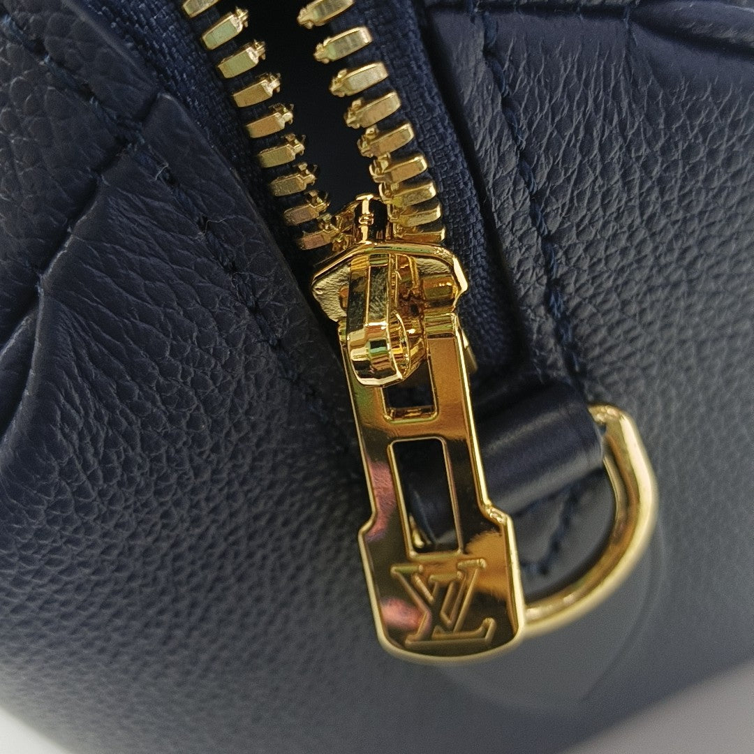 SPEEDY 20 Monogram Calfskin Blue