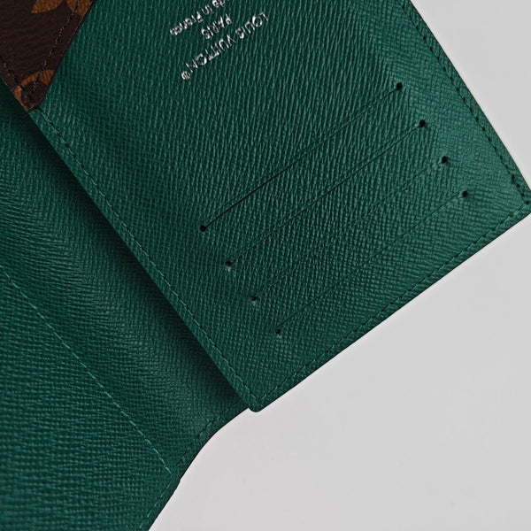 BRAZZA Monogram Coated Canvas Brown Wallet