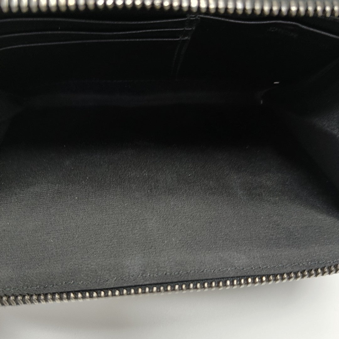 Oblique Canvas Crossbody Bag Black