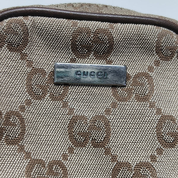Monogram Canvas Clutch Beige
