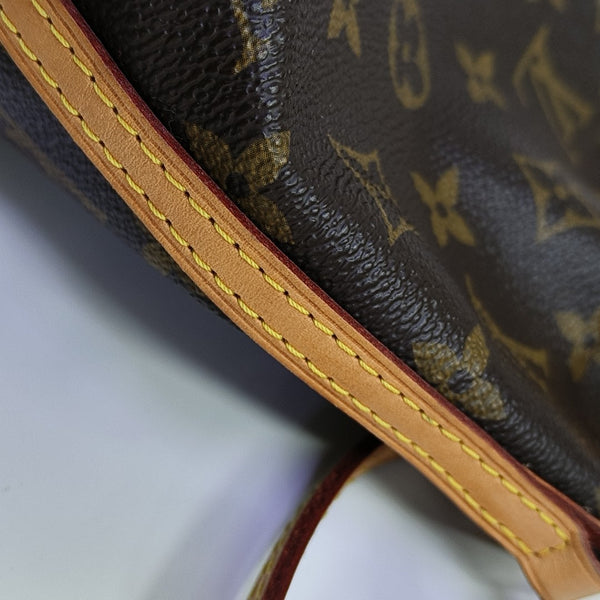 NÉONOÉ Nano Monogram Coated Canvas Brown