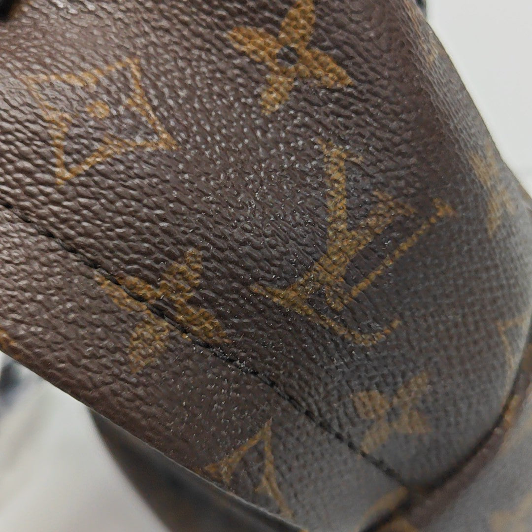 PALM SPRINGS Mini Monogram Coated Canvas Brown