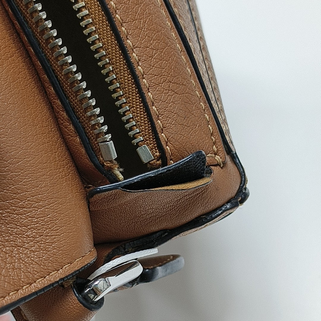 Puzzle Mini Calfskin Brown