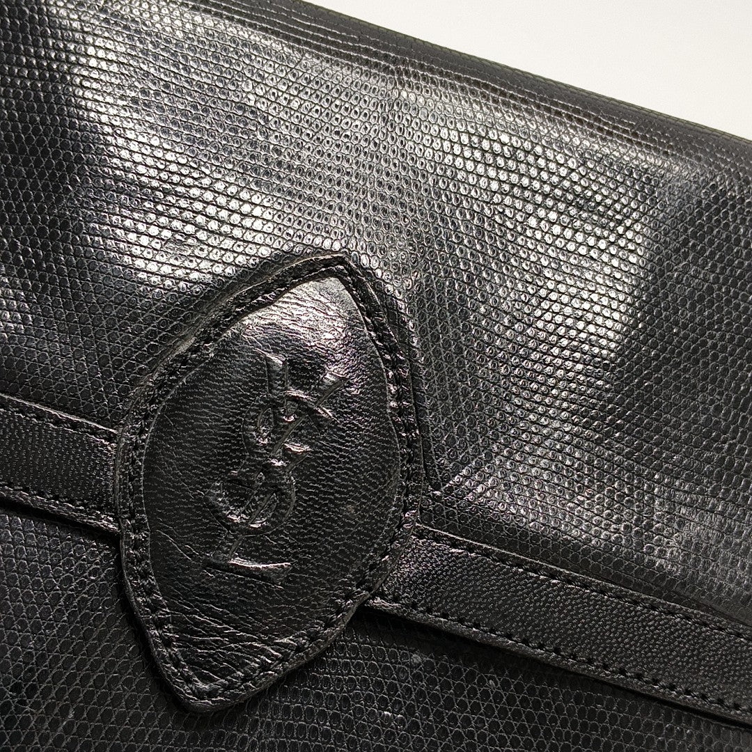 Calfskin Shoulder Bag Black