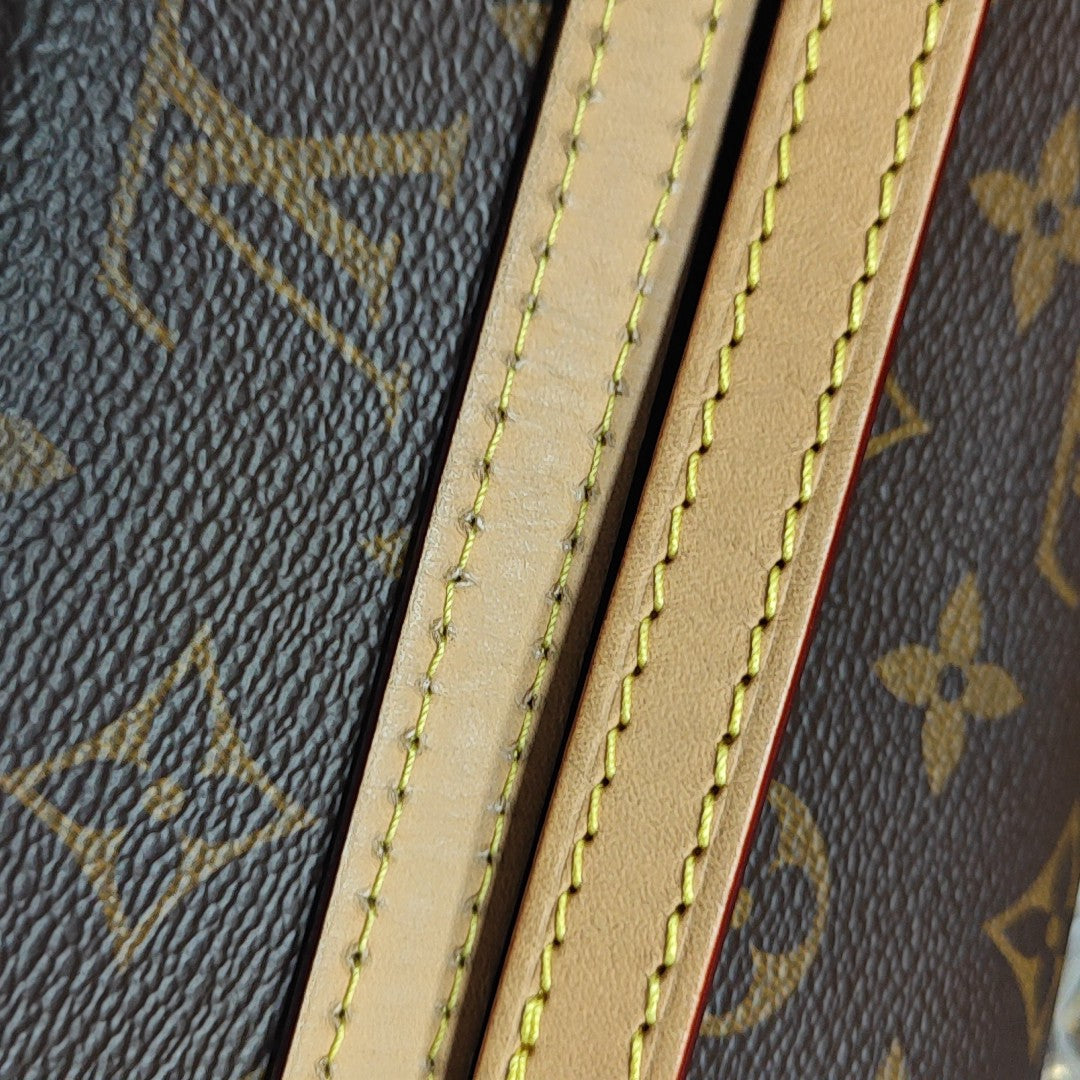IVY Monogram Coated Canvas Brown