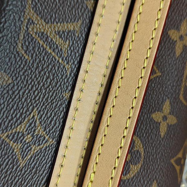 IVY Monogram Coated Canvas Brown