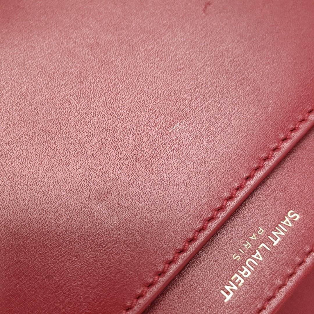SOLFERINO Medium Calfskin Red