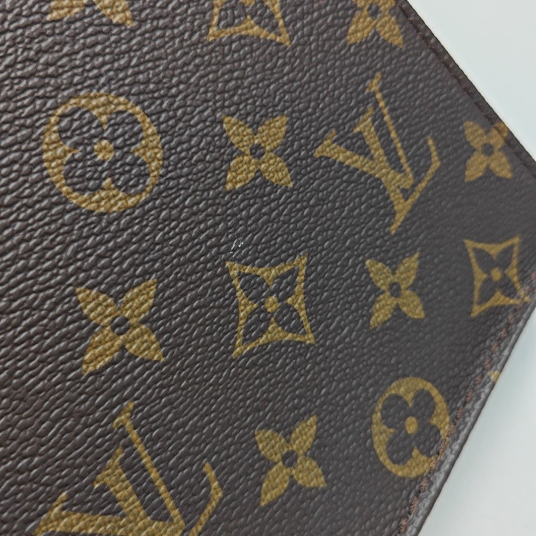 SAC PLAT Mini Monogram Coated Canvas Brown