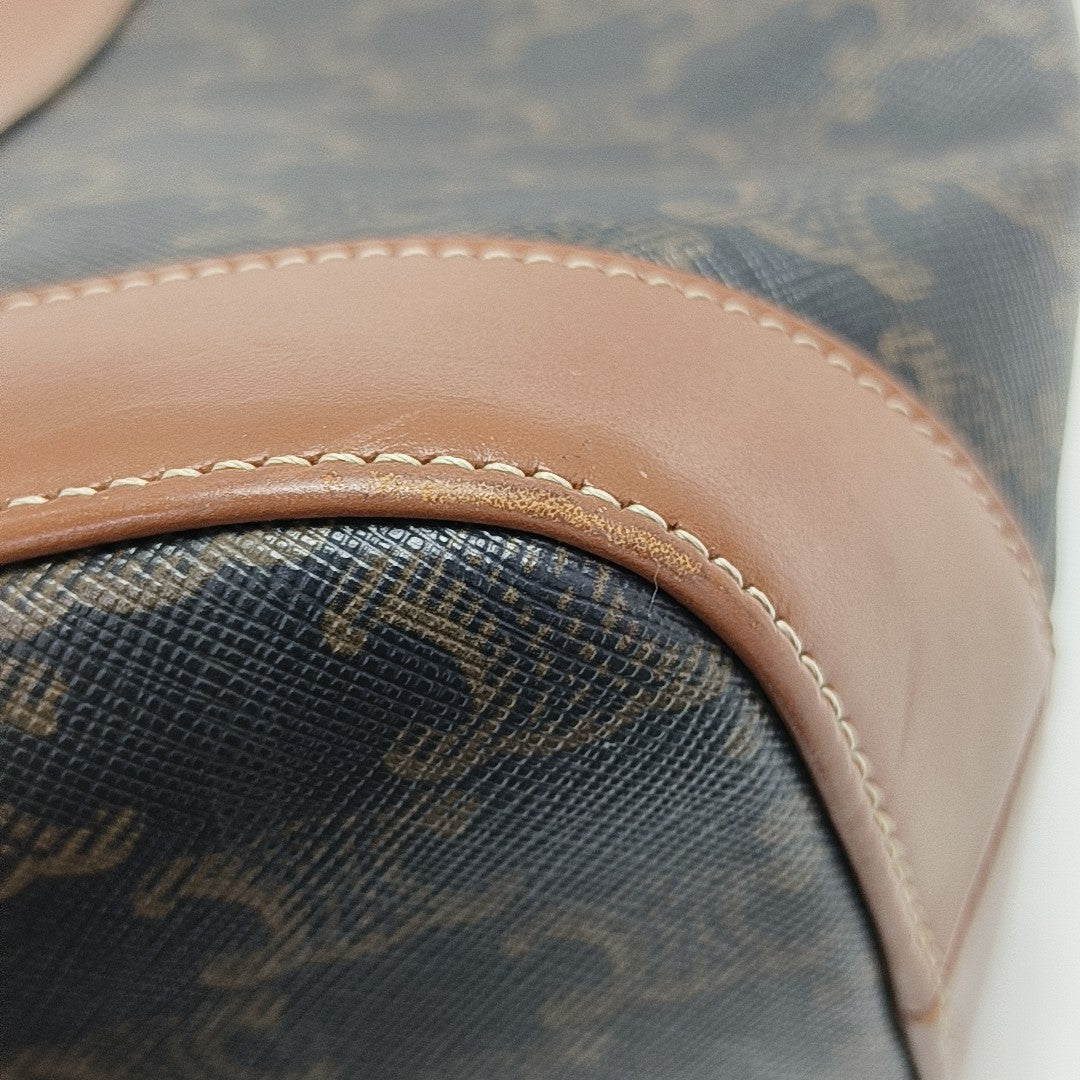 TRIOMPHE CANVAS Small Coated Canvas Brown