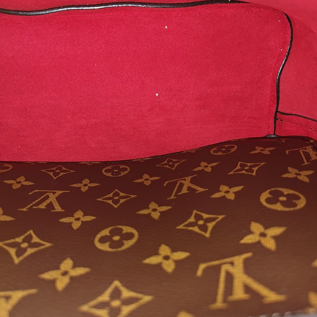 NÉONOÉ MM Monogram Coated Canvas Brown