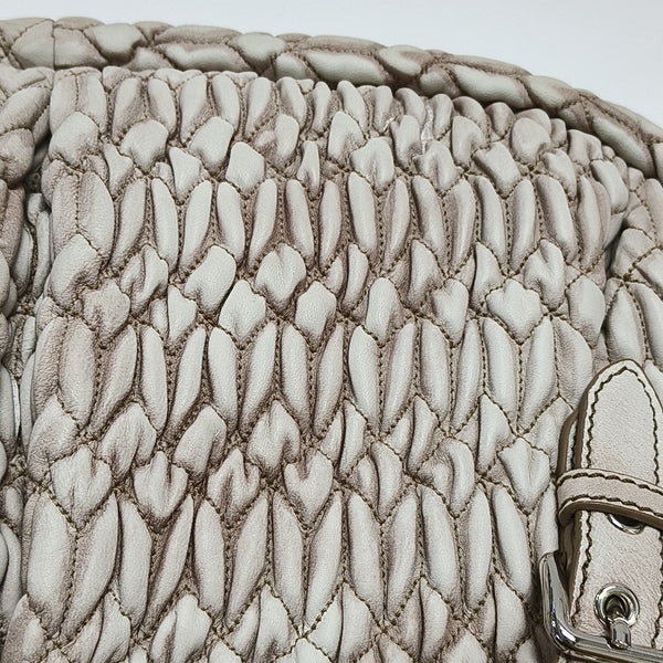 Calfskin Shoulder Bag White